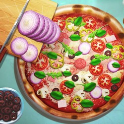 barbie games cooking pizza